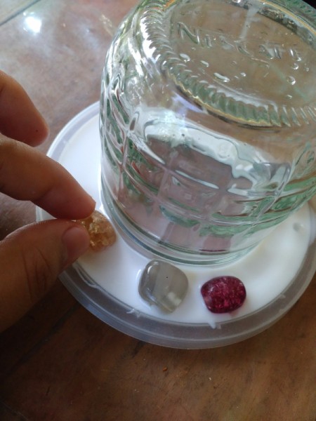 Wall Frame From Old Chokers and Bracelets