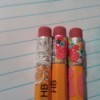 Color Coordinate Pencils with Nail Stickers