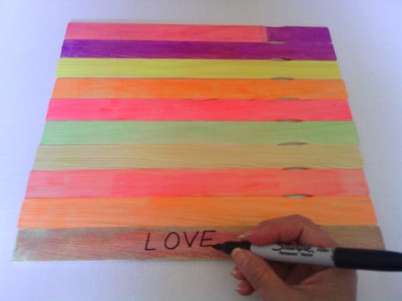 Paint Mixing Stick Glow in the Dark Decoration