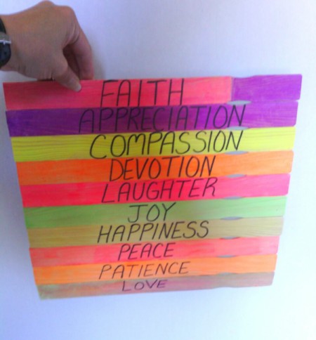 Paint Mixing Stick Glow in the Dark Decoration