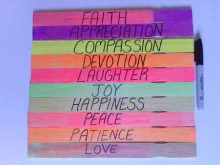 Paint Mixing Stick Glow in the Dark Decoration