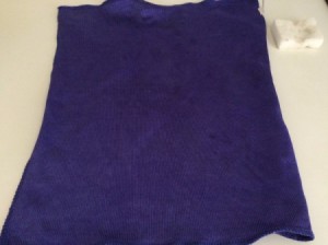 dark blue cleaning rag