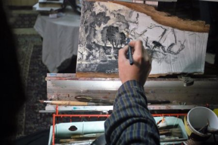 Reviving Tired Stiff Paintbrushes