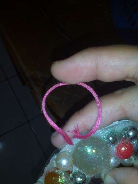 Wall Frame From Old Chokers and Bracelets