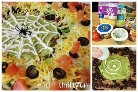 Spider Web Layered Taco Dip