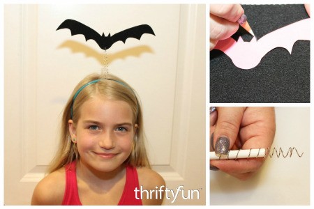 Making a Wiggly Bat Headband