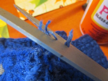 Use Modge Podge for Crochet Knots or Frays