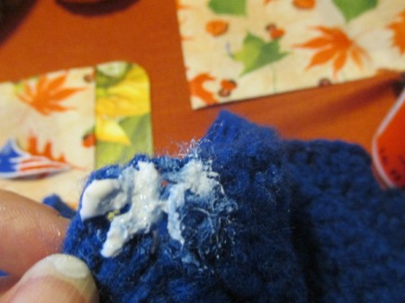 Use Modge Podge for Crochet Knots or Frays