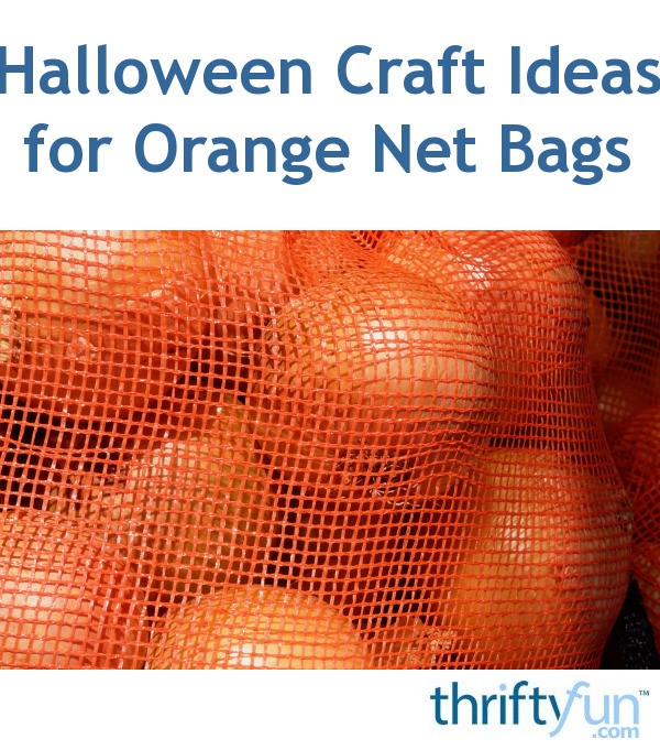 orange net bags