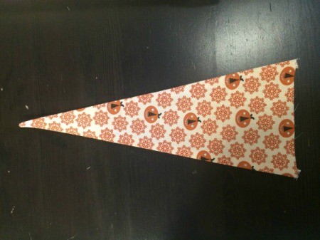 Halloween Mantel Pennants