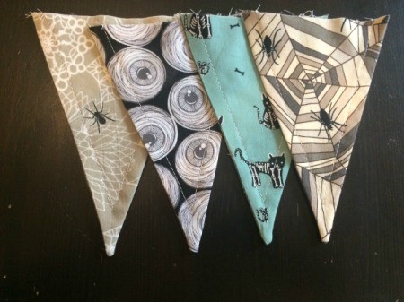 Halloween Mantel Pennants