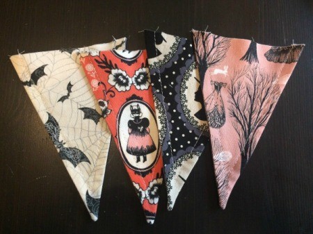Halloween Mantel Pennants