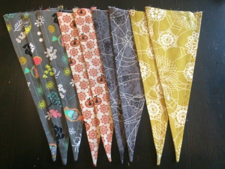 Halloween Mantel Pennants