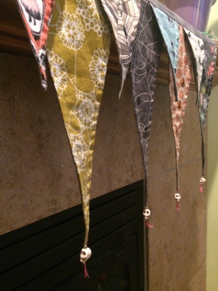 Halloween Mantel Pennants