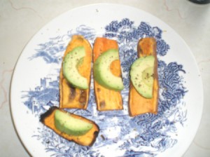 Sweet Potato Toast with Avocado