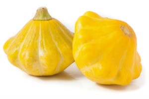 Two patty pan squash.