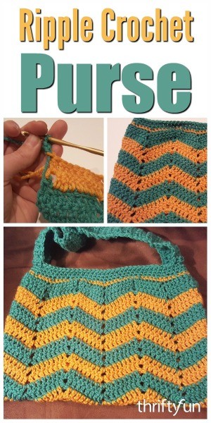 Making a Ripple Crochet Purse | ThriftyFun
