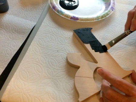 Wooden Halloween Letters