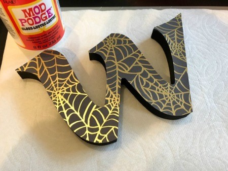 Wooden Halloween Letters