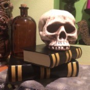 Faux Books for Halloween