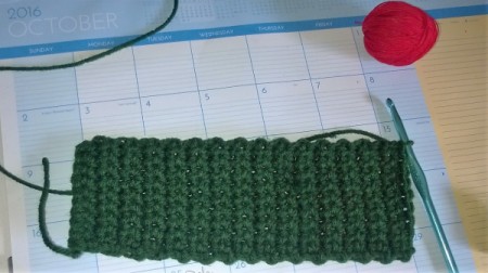 green wide row for afghan