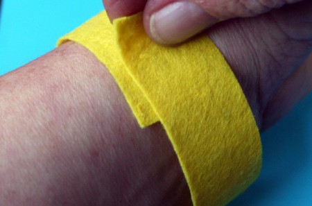 Felt Wristband