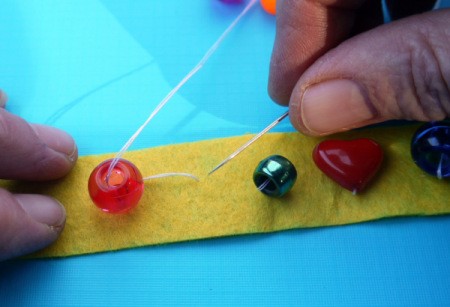 Felt Wristband