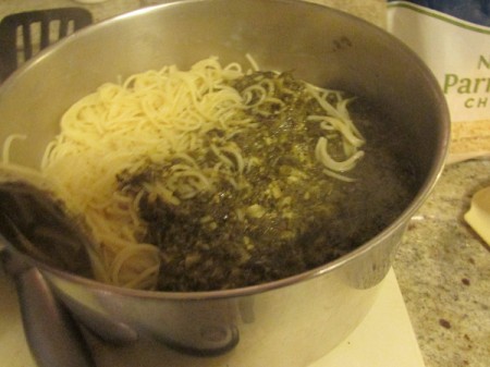 Angel Hair Pasta with Pesto Sauce