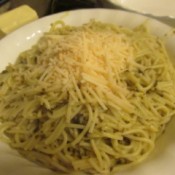 Angel Hair Pasta with Pesto Sauce