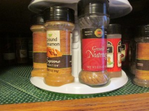 Spices for baking.