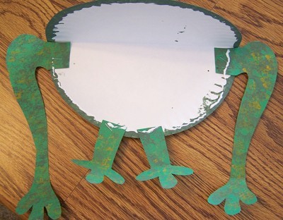 Paper Plate Frogs