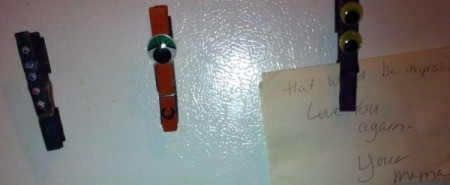 Monster Clothespin Clips