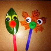 Leaf Puppets