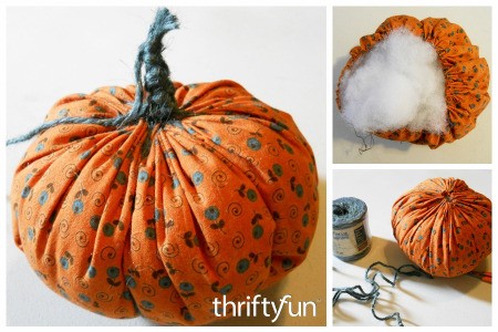 Making Fabric Pumpkins