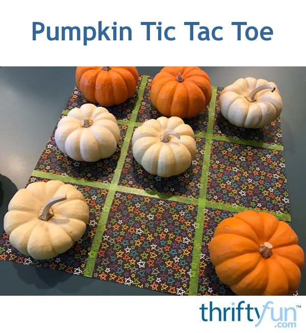 Pumpkin Tic Tac Toe | ThriftyFun