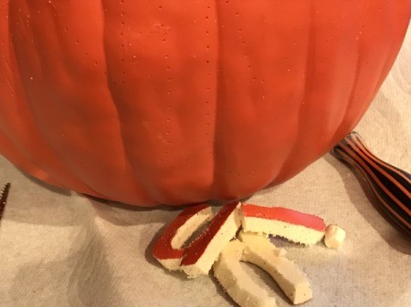 Keepsake Handprint Pumpkin