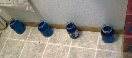 Homemade Shelves from Flooring Planks