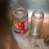 larger soaking jar, smaller jar with label removed