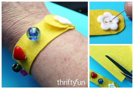 Making a Felt Wristband