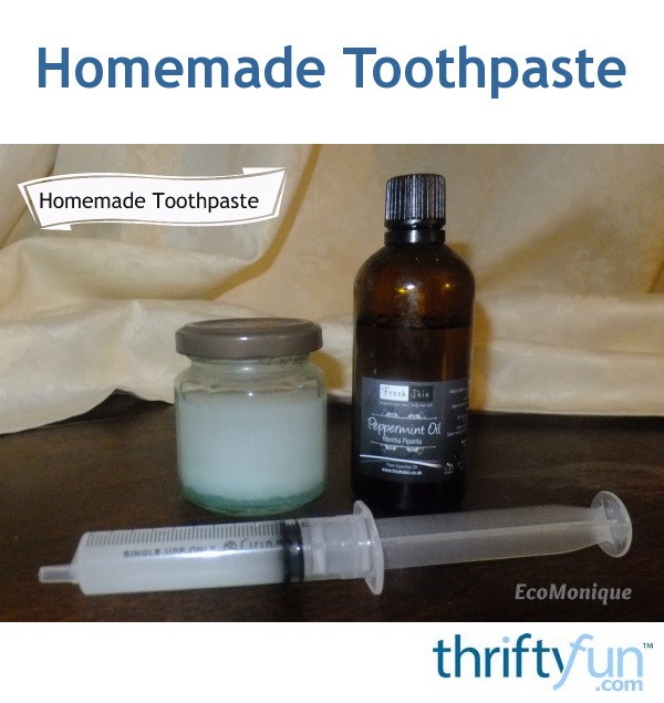 Homemade Toothpaste | ThriftyFun