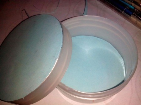 Recycled Plastic Container Jewelry Keeper