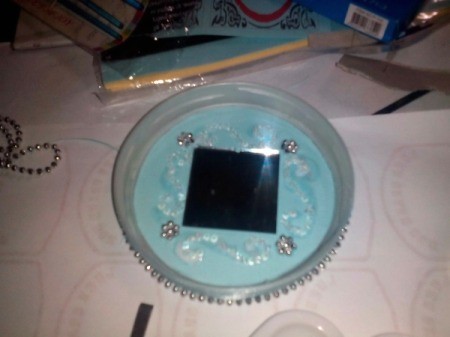 Recycled Plastic Container Jewelry Keeper