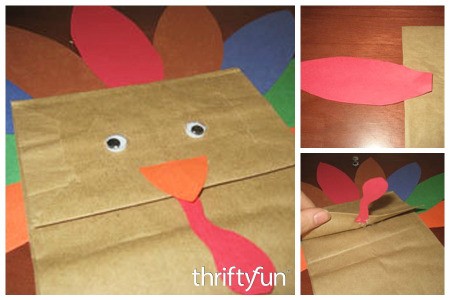 Making a Paper Bag Turkey