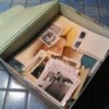 decorative paper box with photos