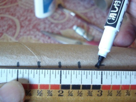 Cardboard Tube Wreath