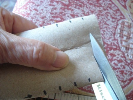 Cardboard Tube Wreath