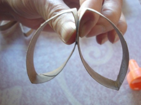 Cardboard Tube Wreath