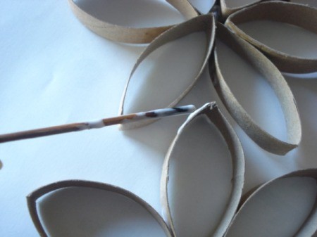 Cardboard Tube Wreath