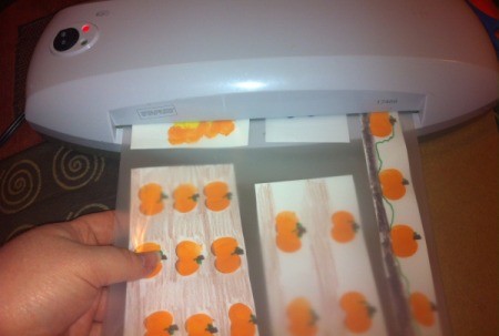 Thumbkin Pumpkin Thumbprint Patch