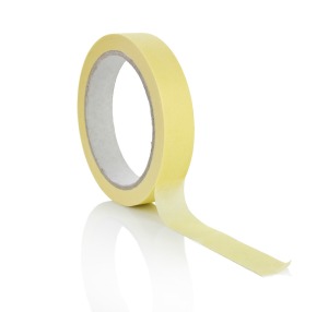 A roll of masking tape, used for painting.